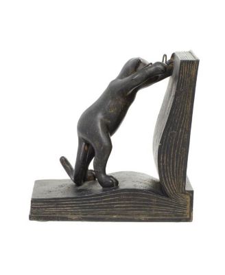 Eclectic Cat Bookends, Set of 2