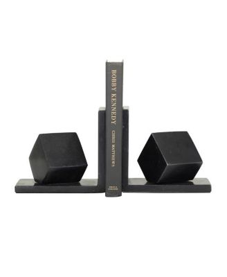 Marble Modern Bookends, Set of 2
