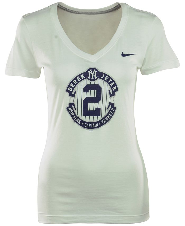 Nike Women's Short-Sleeve Derek Jeter Commemorative Logo T-Shirt - Macy's