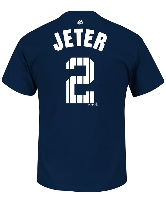 Majestic Kids' Short-Sleeve Derek Jeter Pinstripe Player T-Shirt