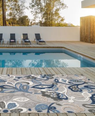 Calla 6922 5'3" x 7' Outdoor Area Rug