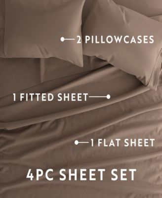 Style Simplified 4-Pc. Sheet Set, Queen