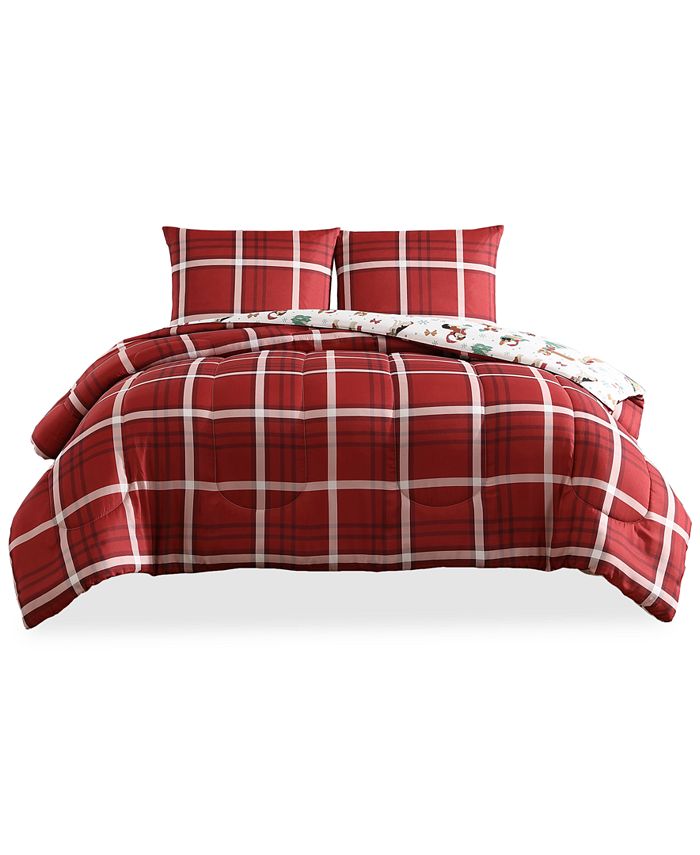 Hallmart Collectibles Holiday Dogs 3Pc Comforter Sets, Created For