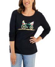 KAREN SCOTT Women's Tops: Long sleeve - Sears