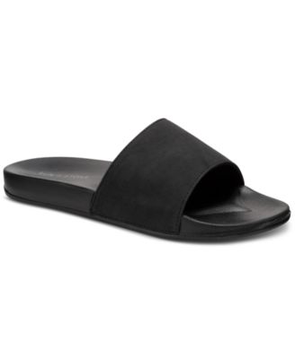 Black Pool Slide Sandals Double T Pool Slide: Women main image 2