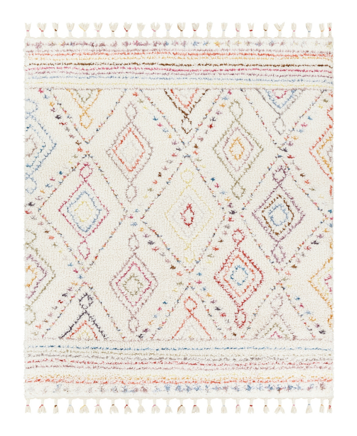 Surya Guarderia Gdr-2301 5'3in x 7' Area Rug - Cream, Blue