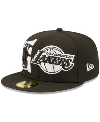 Men's New Era Black, White Los Angeles Lakers 2022 NBA Draft 59FIFTY ...