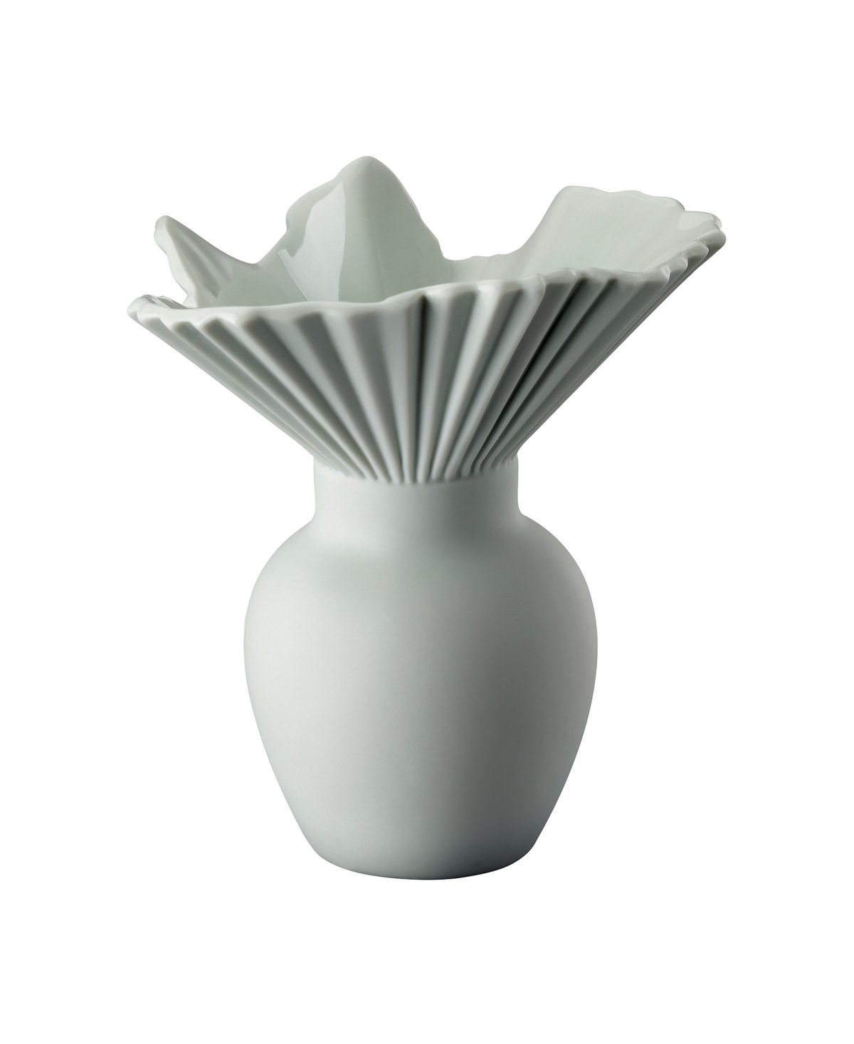 Rosenthal Falda Sea Salt Mini Vase In Light Gray
