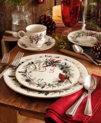 Winter Greetings 5 Piece Place Setting