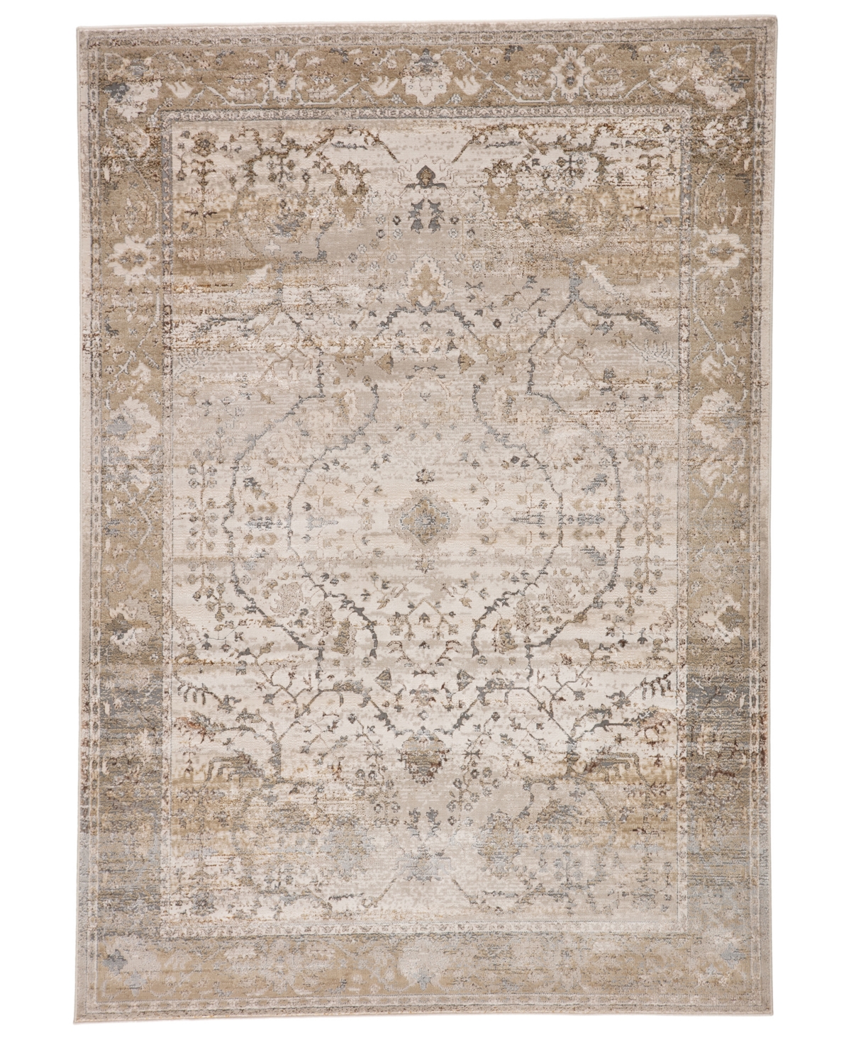 Jaipur Living Sinclaire SNL02 6'7in x 9'6in Area Rug - Gray