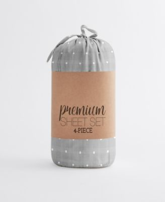 The Timeless Classics Premium Ultra Soft Pattern 4-Pc. Sheet Set, Queen