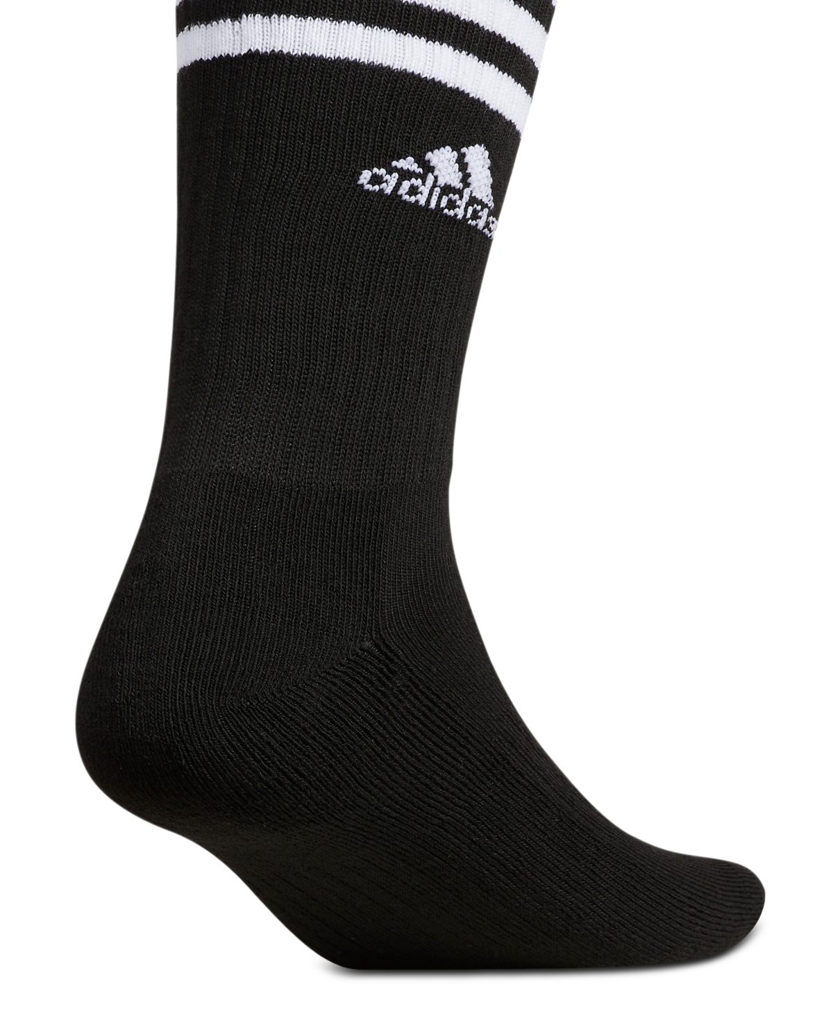 adidas Men's Athletic Cushioned Mixed Crew Socks - 6pk. -black/heather Grey