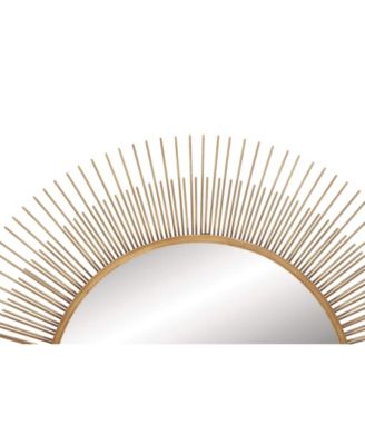 Modern Metal Wall Mirror, 36" x 36"