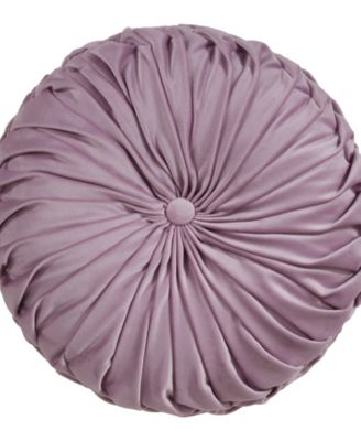 Velvet Pintuck Decorative Pillow, 14" x 14"