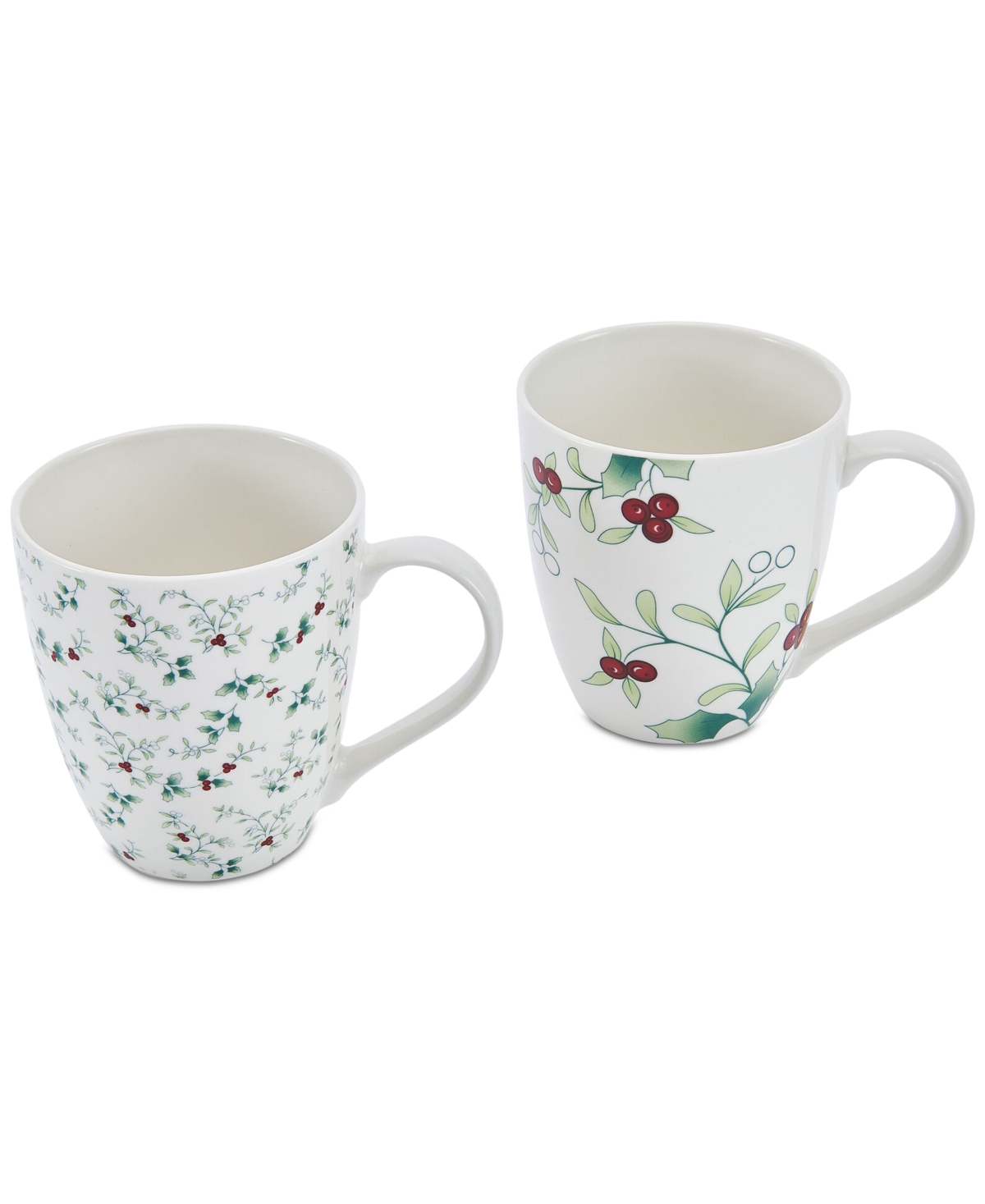 Pfaltzgraff Holiday Mugs, Set Of 2 In Multi Color