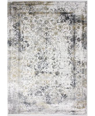 Bb Rugs Charm Chm136 Area Rug In Ivory,gray