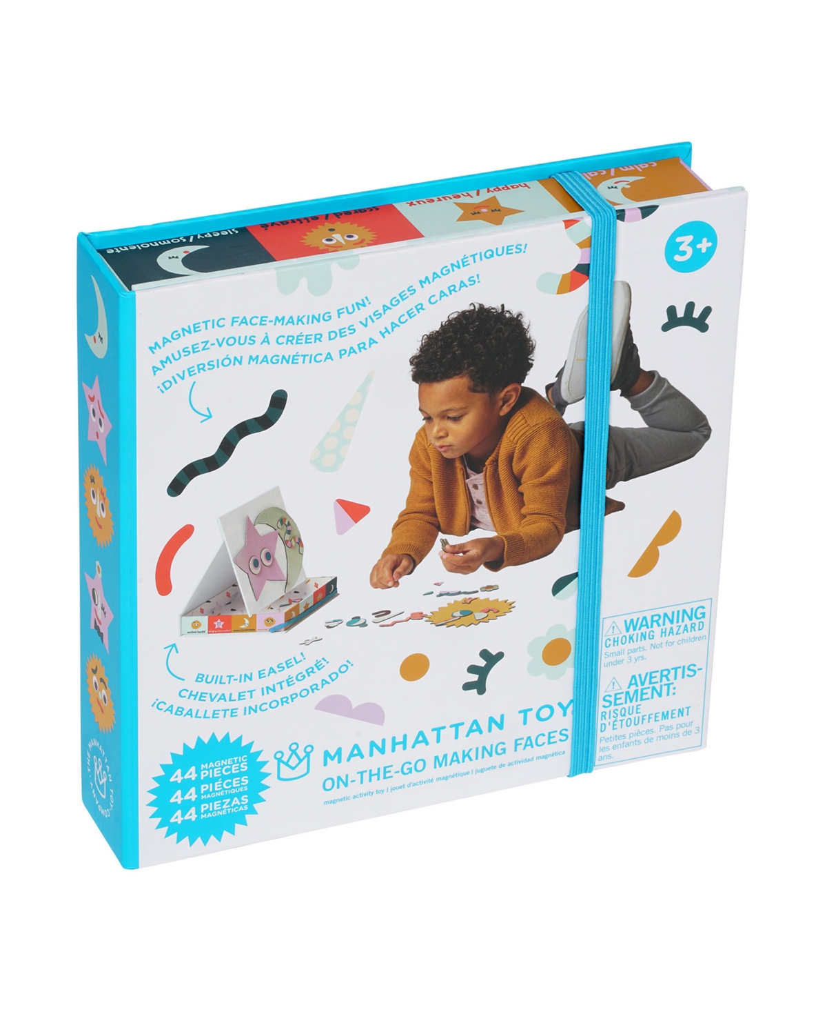 Shop Manhattan Toy Company On-the-go Making Faces Celestial-themed Socio Emotional Expressive Travel Activity Toy Set, 44 Piece In Multicolor
