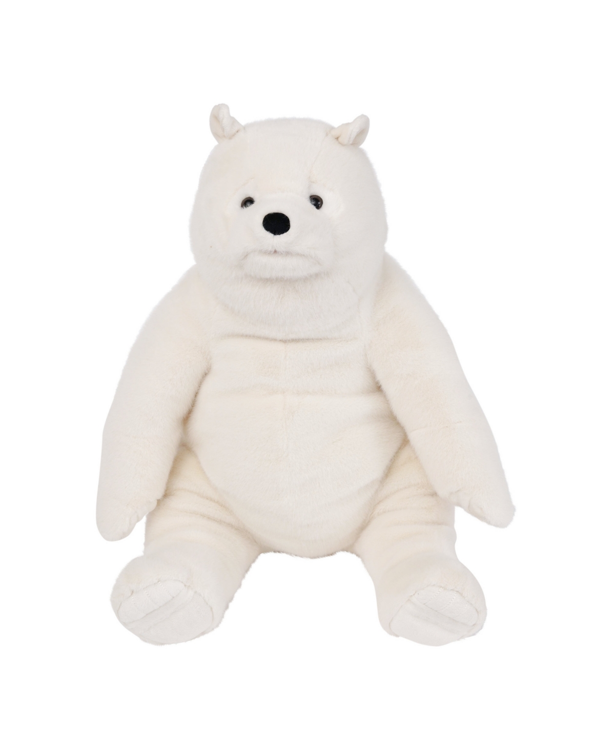 Manhattan Toy Company Kids' 18" Cream Kodiak Teddy Bear Plush Toy With Suede-like Paws In Multicolor