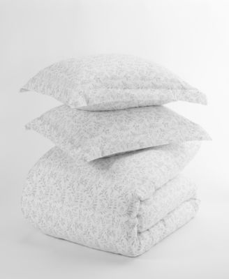 Tranquil Sleep Patterned Duvet Cover Set, Full/Queen