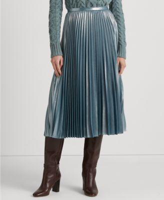 Ralph lauren pleated skirt best sale