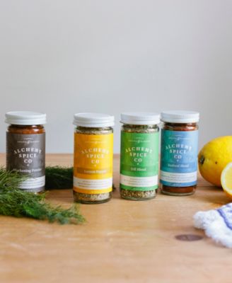 Fish Seafood Spice Blend Collection Gift Set, 4 Piece