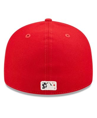 Men's Red Oakland Athletics 2022 4th of July Low Profile 59FIFTY Fitted Hat