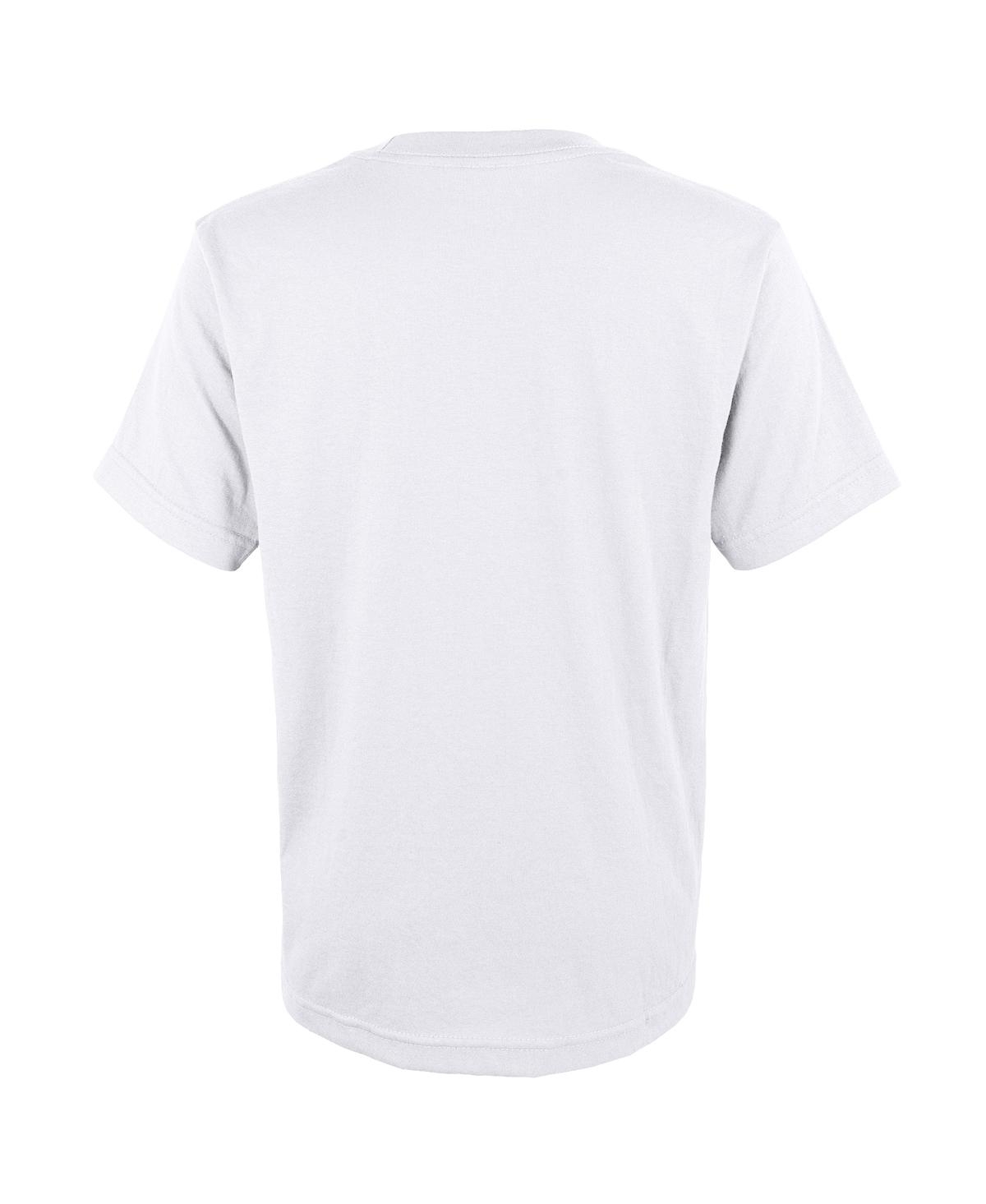 FANATICS BIG BOYS AND GIRLS FANATICS WHITE COLORADO AVALANCHE 2022 WESTERN CONFERENCE CHAMPIONS LOCKER ROOM T 