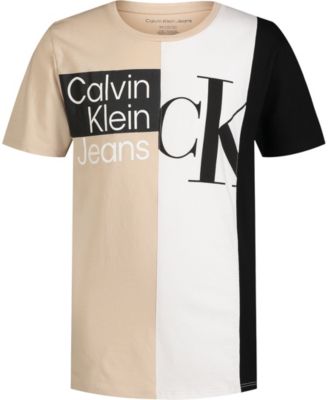 Calvin Klein Big Boys Spliced T-shirt 