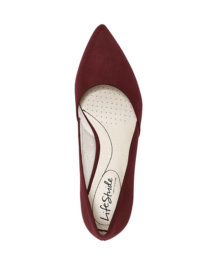 lifestride navy pumps