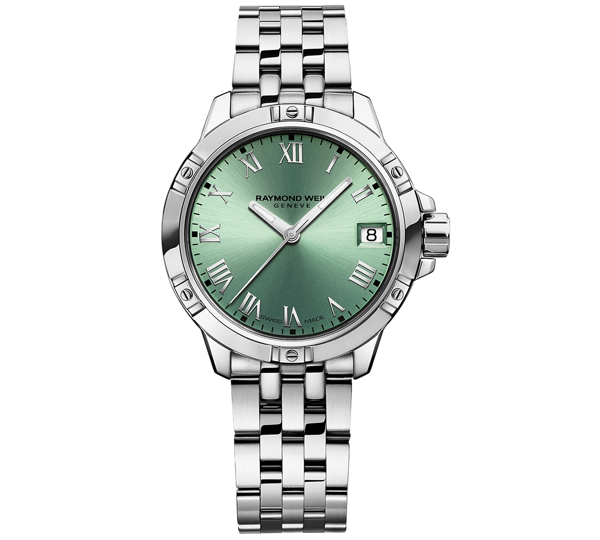 Raymond Weil Tango Quartz Green Dial Ladies Watch 5960 -st -00520