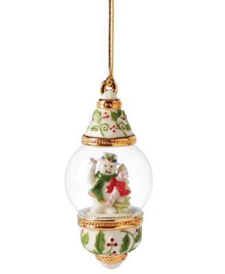 Lenox - Snowman Globe Ornament