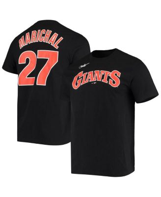 Men's Juan Marichal Black San Francisco Giants Name & Number T-shirt