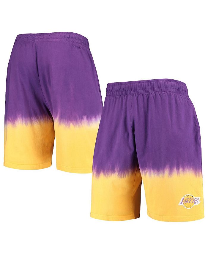 Youth Mitchell & Ness Gold Los Angeles Lakers Hardwood Classics Swingman Shorts Size: Large