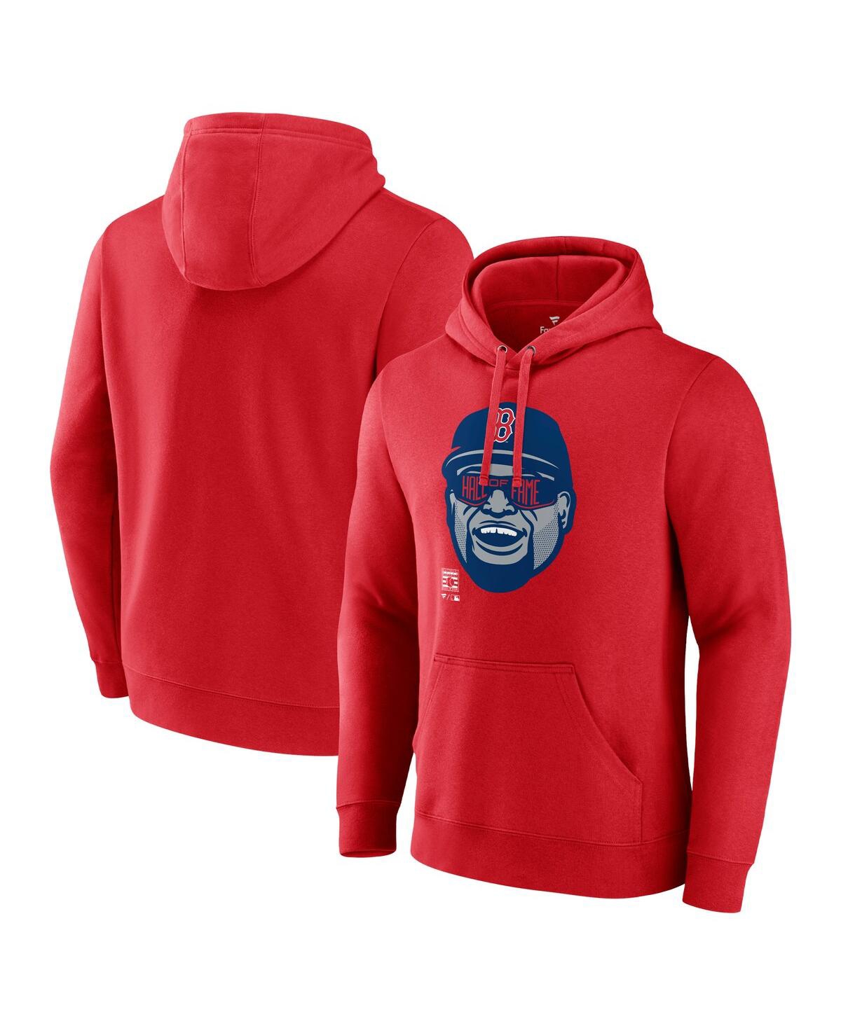 FANATICS MEN'S FANATICS DAVID ORTIZ RED BOSTON RED SOX BIG PAPI PORTRAIT PULLOVER HOODIE 