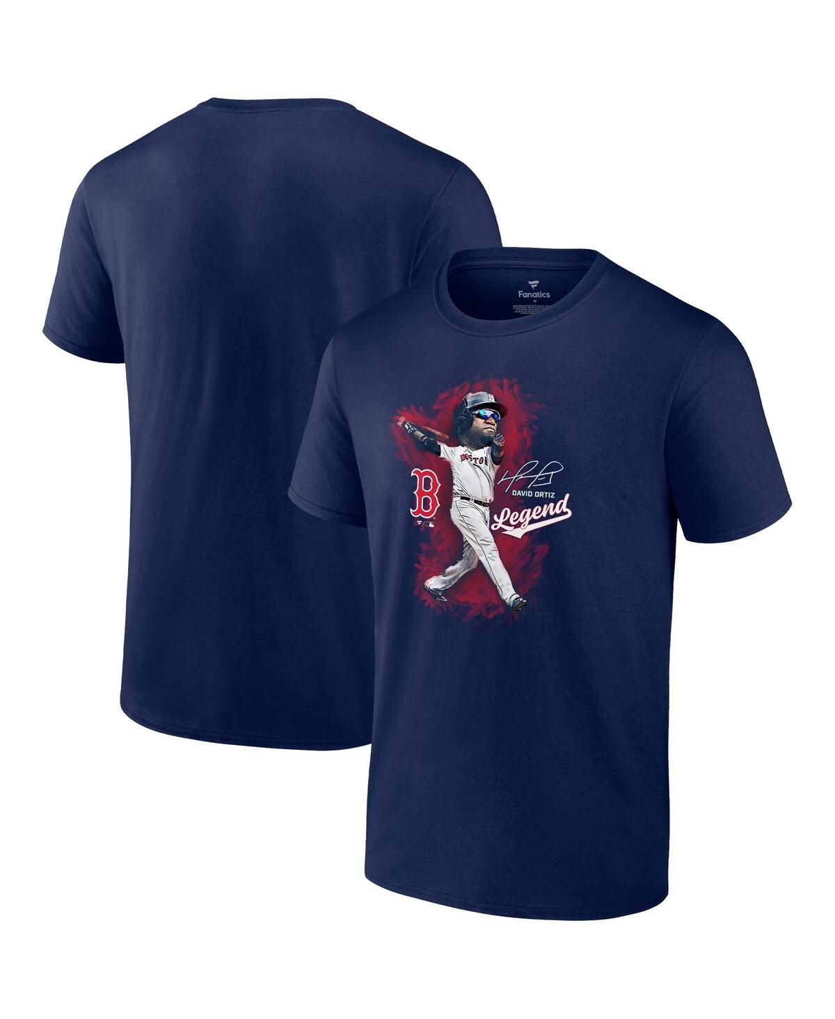 Fanatics Branded David Ortiz Navy Boston Red Sox Legend Graphic T-shirt In Navy