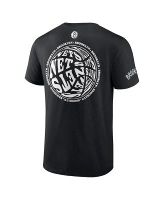 Men's Black Brooklyn Nets Basketball Street Collective T-shirt