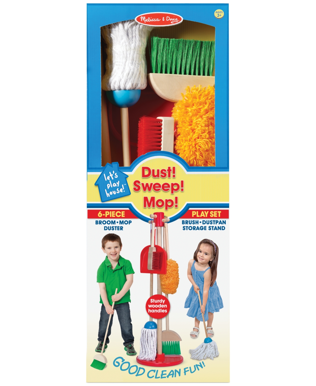 Shop Melissa & Doug Let's Play House Dust! Sweep! Mop! 6 Piece Pretend Play Set In One Color