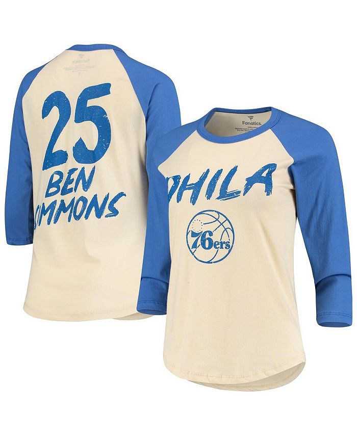 Fanatics Women's Branded Ben Simmons Cream Philadelphia 76ers