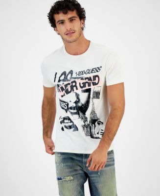 GUESS Men's Underground Rock Logo Graphic T-Shirt - Macy's