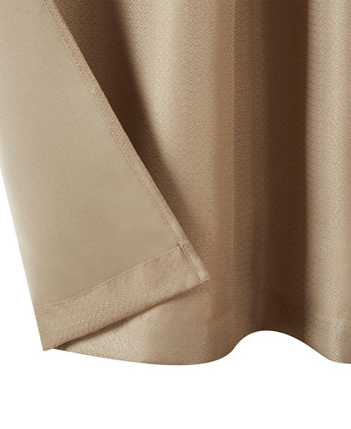 Nautica Milton Thermal Woven Room Darkening Grommet Window Curtain