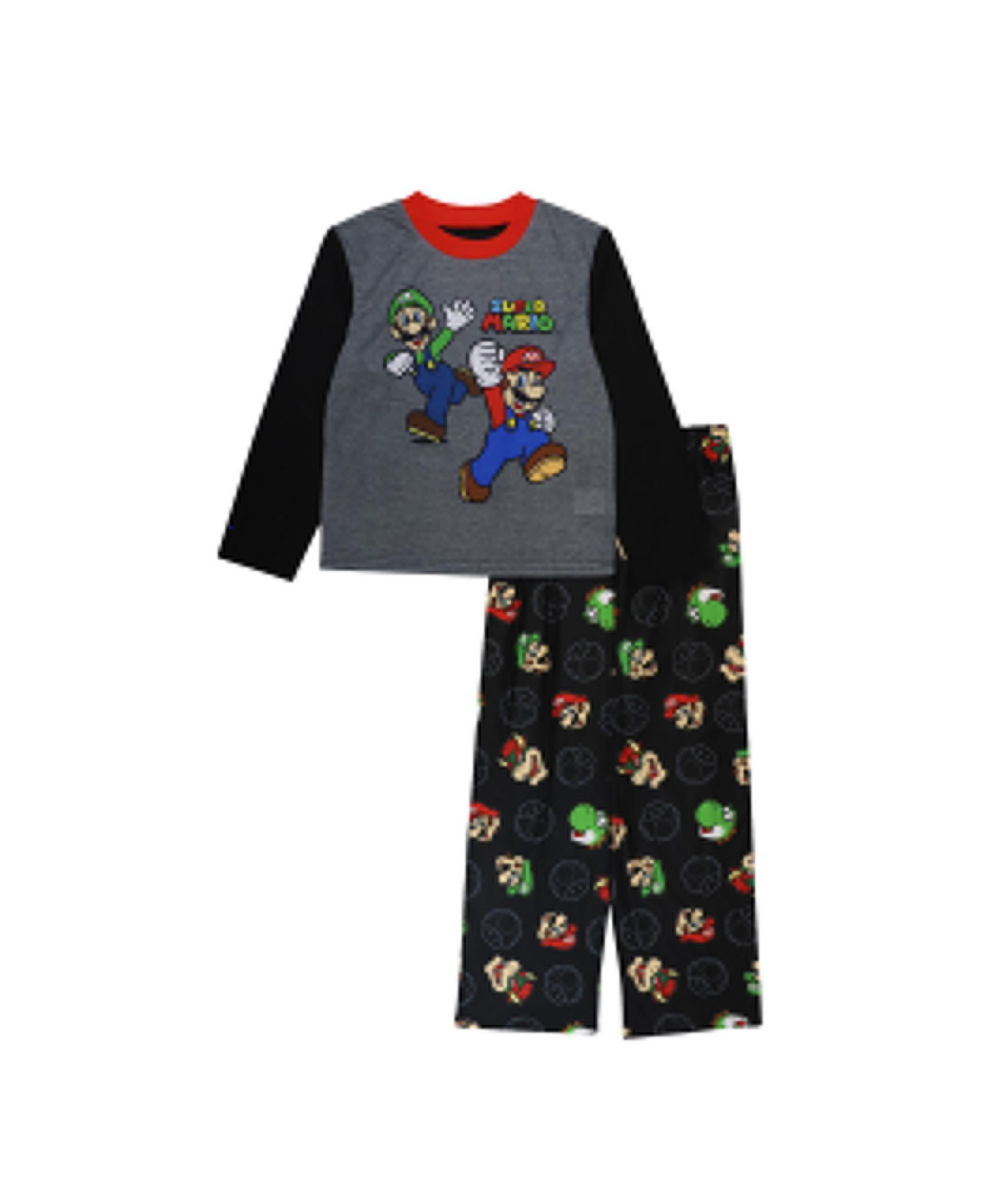 Ame Big Boys Nintendo Top And Pajama Set, 2 Piece In Multi