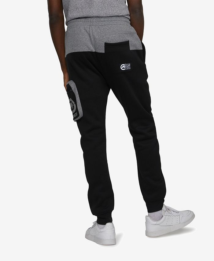 Ecko Unltd Men's Top Block Cargo Fleece Joggers Macy's