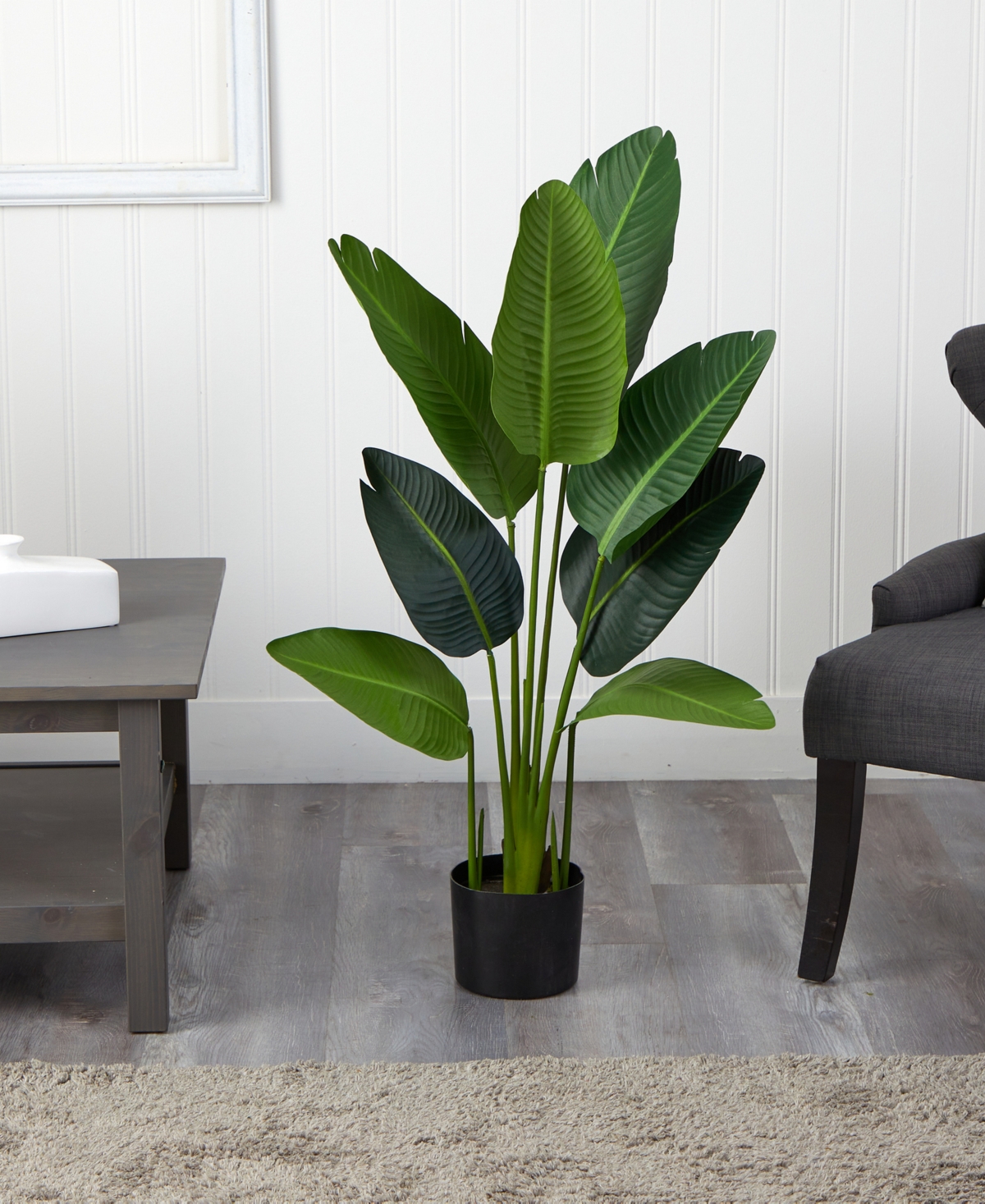 Nearly Natural 4' Travelers Palm Artificial Tree In Green