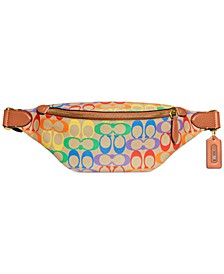 Men's Charter Belt Bag in Signature Rainbow