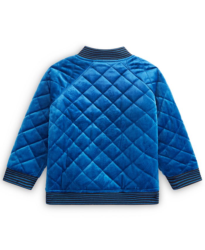 First Impressions Baby Boys Quilted Velvet Jacket, Created for Macy's