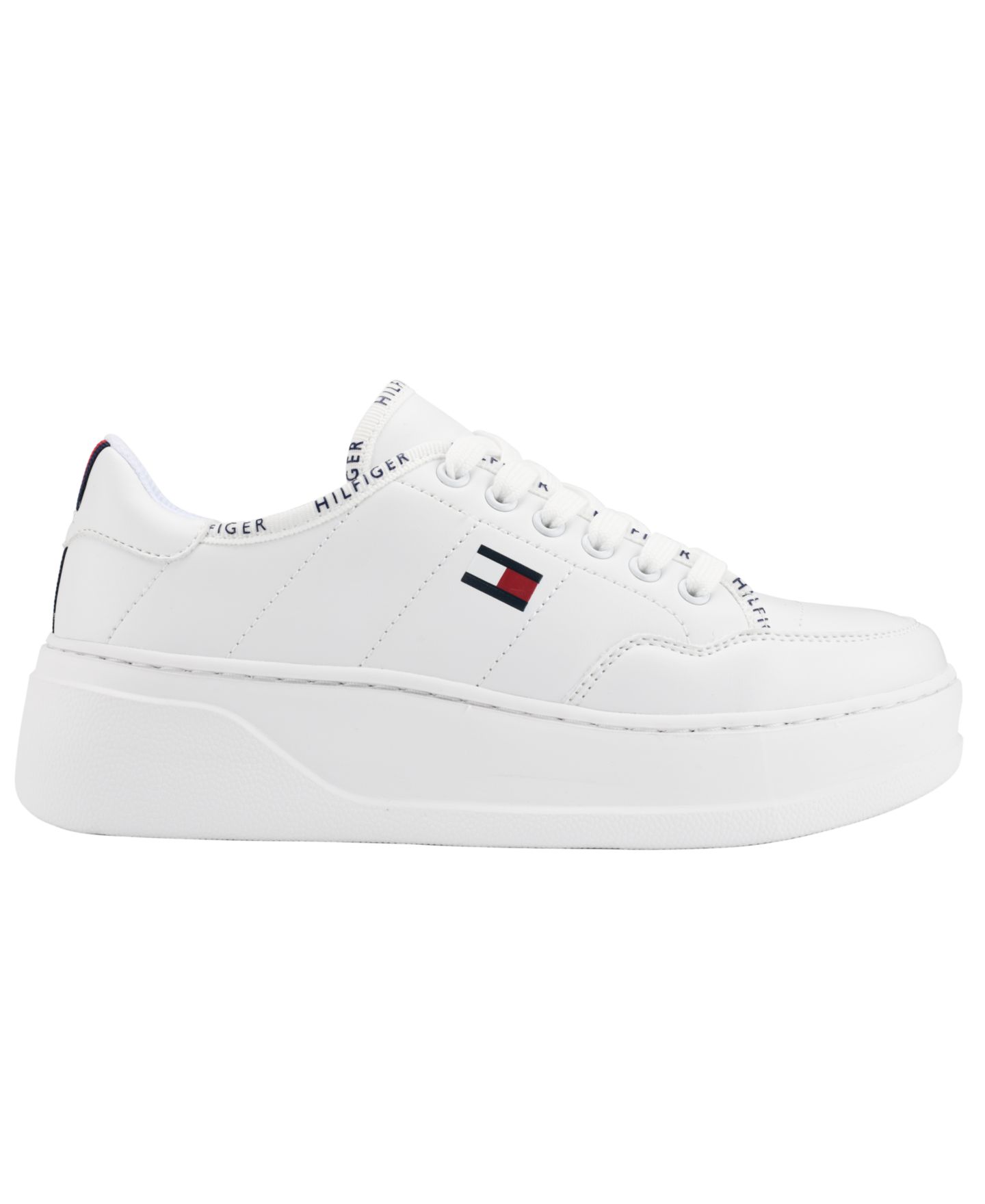 Женские кроссовки Tommy Hilfiger Grazie Lightweight Lace Up Casual, цвет: Белый — фото 2
