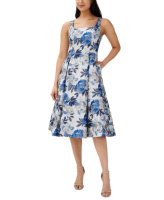 Adrianna Papell - Women's Jacquard Midi Dress