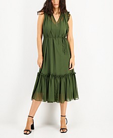 Women&apos;s Flutter-Sleeve Dress&comma; Created for Macy&apos;s