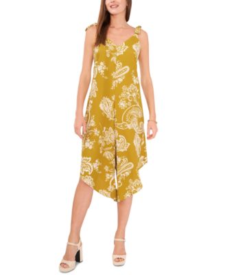 Vince Camuto - Women's Printed Tie Sleeveless Jumpsuit