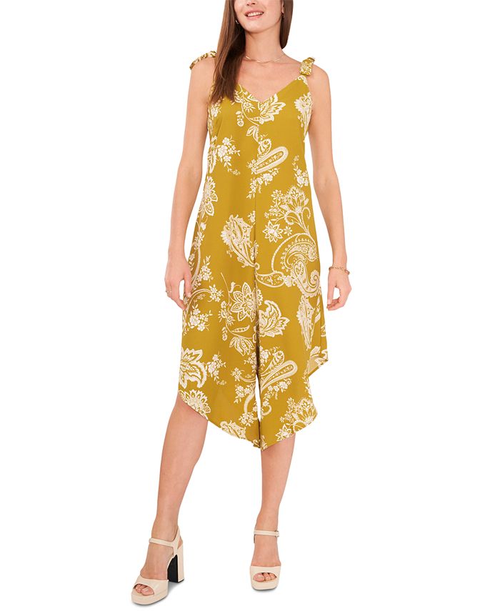 Macy's sale yellow jumpsuit